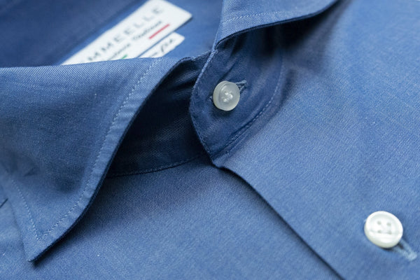 Scopri lo stille della camicia jeans uomo by Emmeelle sartoria Italiana