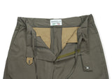Active brown men's trousers cotton gabardine 