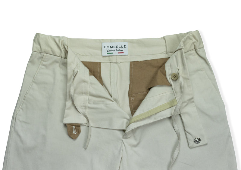 Active beige mens trousers gabardine cotton