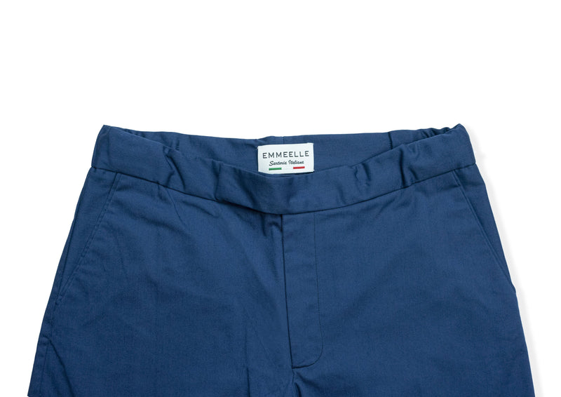 Active pantalone uomo cotone gabardine blu pantaloni