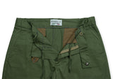 Active green men trousers gabardine cotton 