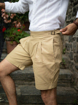 Bermuda Capri in cotone beige - made in Italy bermuda