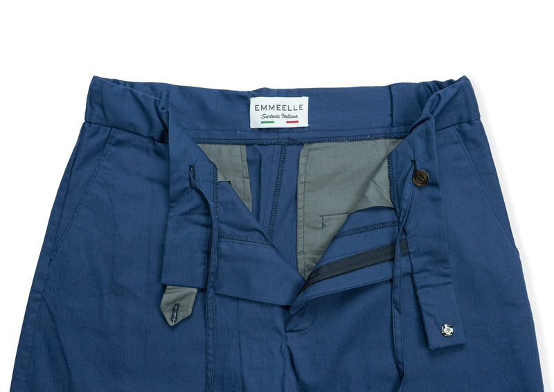 Active Hose Mann Baumwolle Gabardine blau